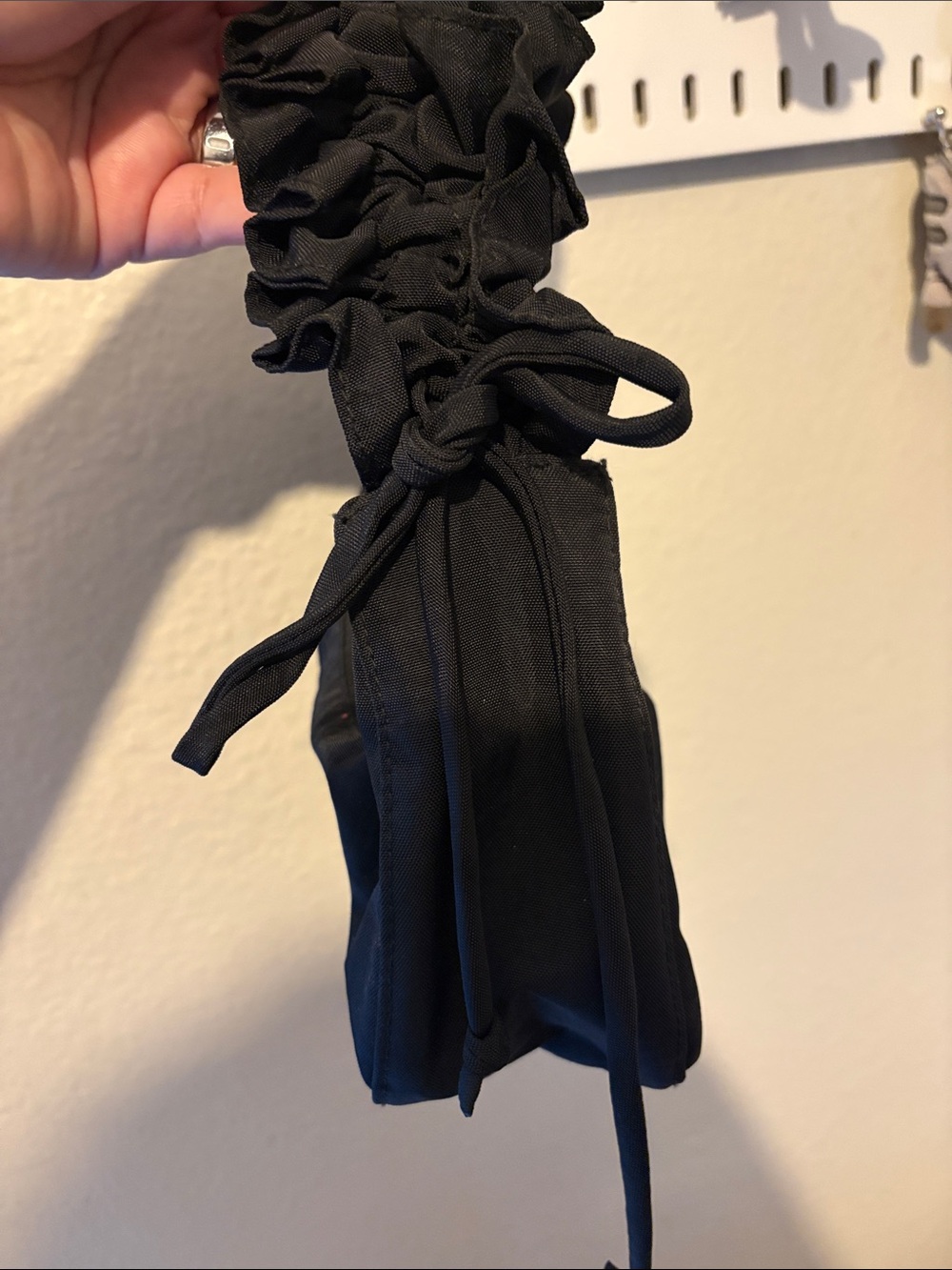 Molly Goddard x baggu mini ruffled crescent nylon bag - Picture 3 of 4